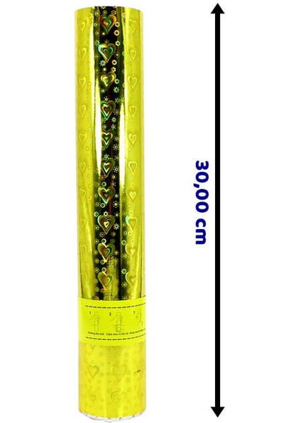 Kalpli Altın Konfeti 30 cm