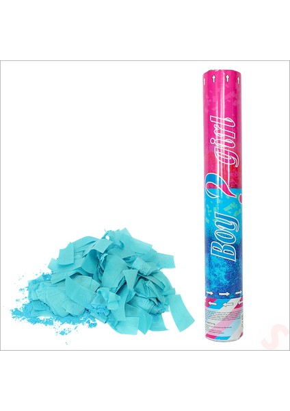 Cinsiyet Belirleme Parti Konfetisi, 40 cm - Mavi modelleri