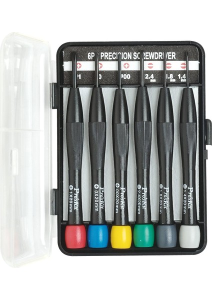 Proskit 8PK-2061 Profesyonel Saatçi Tornavida Seti ;proskit