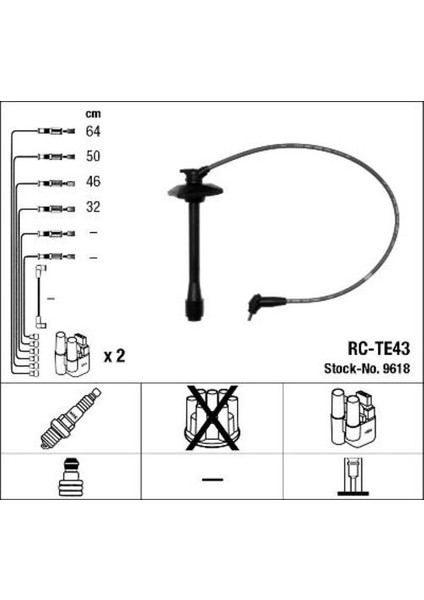 9618 Buji Kablosu Toyota Avensis-Carina 2.0ı 16V St 191 3s Fe 92-96 90919-22319