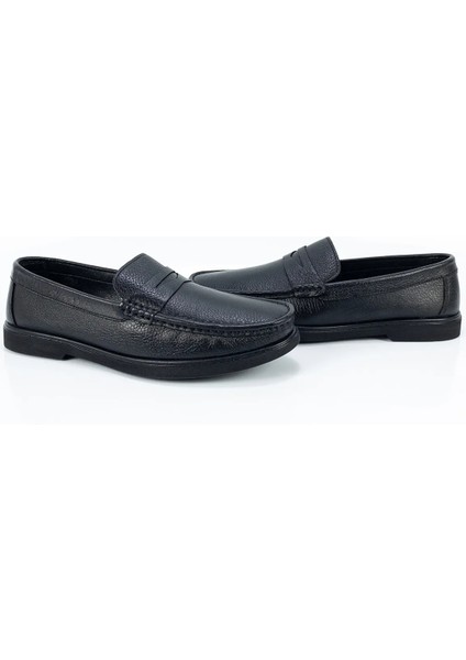 Erkek Siyah Deri Klasik Ayakkabı fırsatları