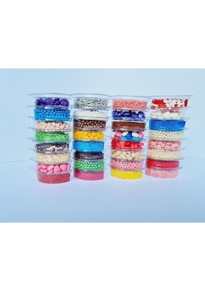 Mini Pasta Süsü Seti 20 'li Paket Karışık + Rende Çikolata Pasta Süsü