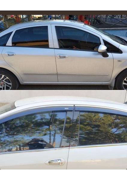 Fiat Linea Parlak Siyah Kapı Sütunları