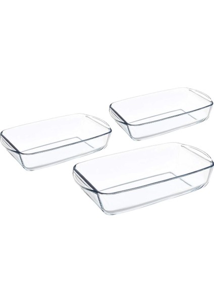 Borcam Dikdörtgen 3’Lü Set