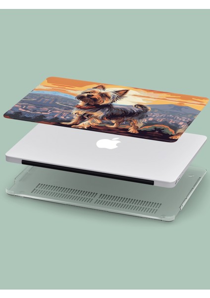 Macbook Air (M2-M3) Kılıf 13.6 Inç A2681-A3113 2022/2024 Kapak Tam Koruma Macpac-09 Yorkshire Terrier