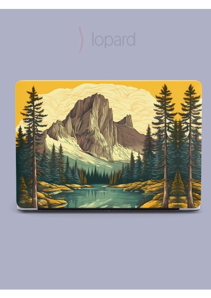 Macbook Pro (M1-M2) Kılıf 14.2 Inç A2442-A2779-A2992 A2918 2020/2022 Sert Kapak Koruma Macpac-26 Dağ Manzarası fırsatları