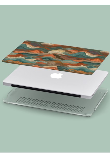 Macbook Air (M2-M3) Kılıf 13.6 Inç A2681-A3113 2022/2024 Sert Kapak Koruma Macpac-30 Ikonik Dağlar fiyatları