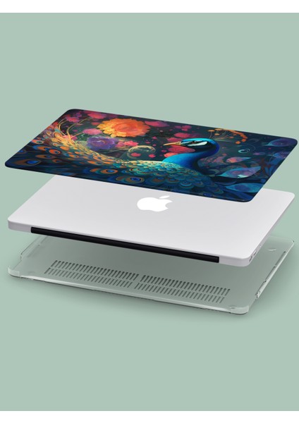 Macbook Pro (M1-M2) Kılıf 14.2 Inç A2442-A2779-A2992 A2918 2020/2022 Sert Kapak Koruma Macpac-29 Tavuz Kuşu