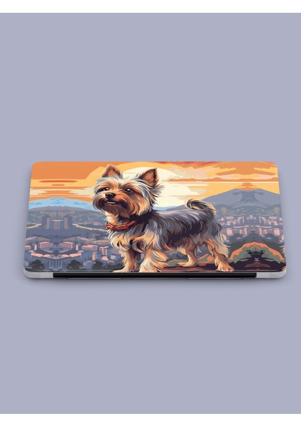 Macbook Air (M2-M3) Kılıf 15 Inç A3114-A2941 2023/2024 Kapak Tam Koruma Macpac-09 Yorkshire Terrier
