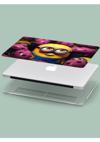 Macbook Air (M2-M3) Kılıf 15 Inç A3114-A2941 2023/2024 Sert Kapak Koruma Macpac-18 Sevimli Hırsızlar