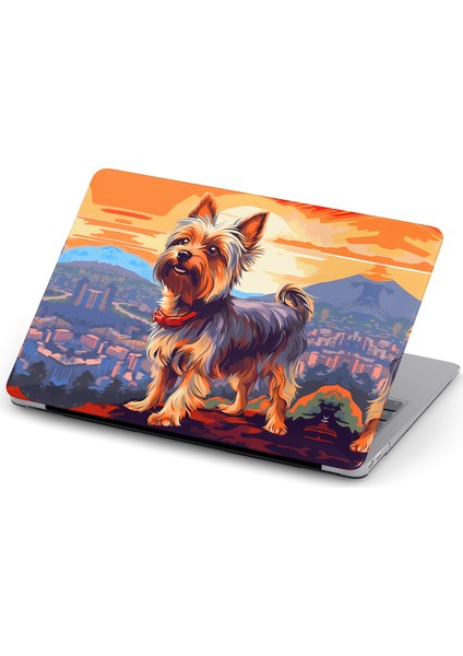 Macbook Air (M1) Kılıf 13.3 Inç A1932-A2179-A2337 2020/2021 Kapak Tam Koruma Macpac-09 Yorkshire Terrier