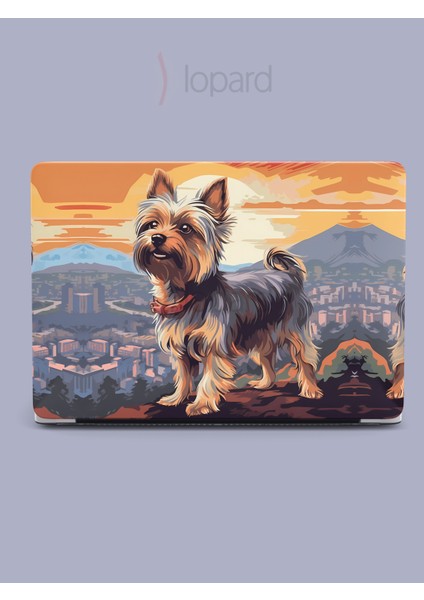 Macbook Air (M1) Kılıf 13.3 Inç A1932-A2179-A2337 2020/2021 Kapak Tam Koruma Macpac-09 Yorkshire Terrier