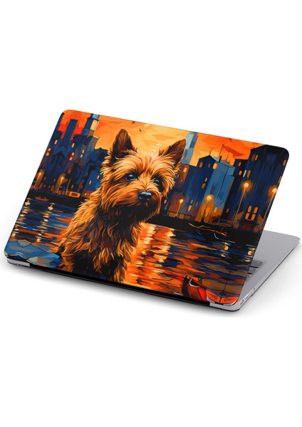 Macbook Air (M1) Kılıf 13.3 Inç A1932-A2179-A2337 2020/2021 Kapak Tam Koruma Macpac-12 Morkie Köpek