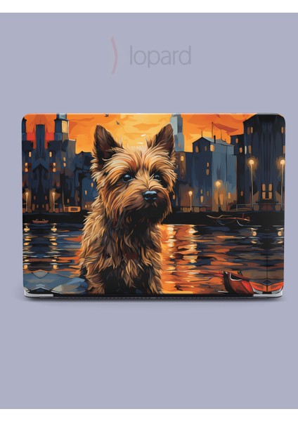 Macbook Air (M1) Kılıf 13.3 Inç A1932-A2179-A2337 2020/2021 Kapak Tam Koruma Macpac-12 Morkie Köpek