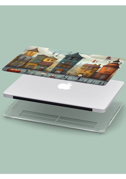 Macbook Air (M2-M3) Kılıf 15 Inç A3114-A2941 2023/2024 Sert Kapak Koruma Macpac-23 Fransa Karikatür