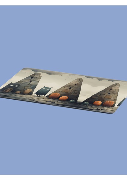 Macbook Air (M2-M3) Kılıf 13.6 Inç A2681-A3113 2022/2024 Kapak Tam Koruma Macpac-14 Sevimli Canavarlar