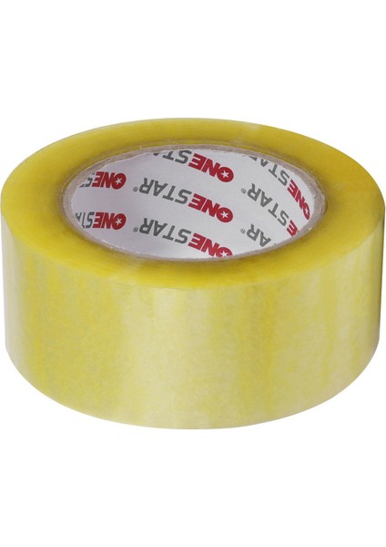 (10 ADET) Koli Bandı 45 Mm X 100 Mt Şeffaf Güçlü Yapışkanlı Kopmayan Bant Bandı