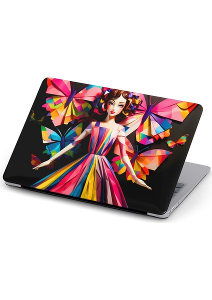 Macbook Pro (M1-M2) Kılıf 14.2 Inç A2442-A2779-A2992 A2918 2020/2022 Sert Kapak Koruma Macpac-20 Roberto Capucci