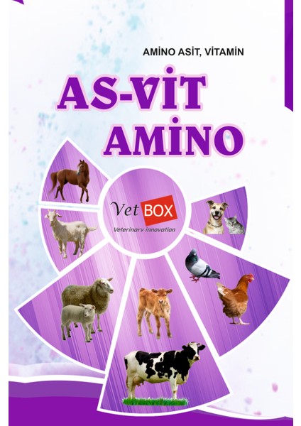 Asvit 1lt Zengin Içerikli Hayvan Destek Minerali (Amino Asit,vitamin)-(Ufakbaş-Büyükbaş-Kuş Grubu) modelleri