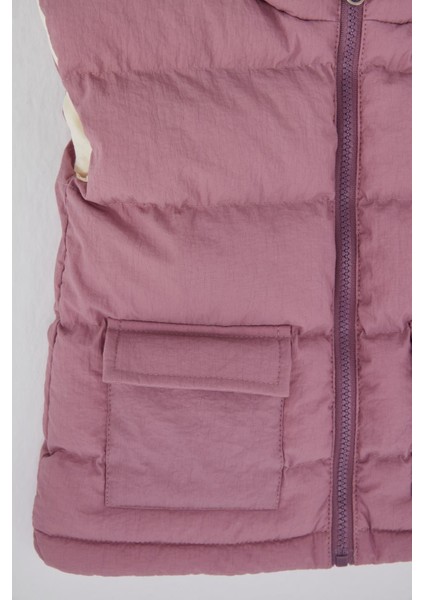 Kapüşonlu Kız Bebek Çocuk Yelek 51305 modelleri