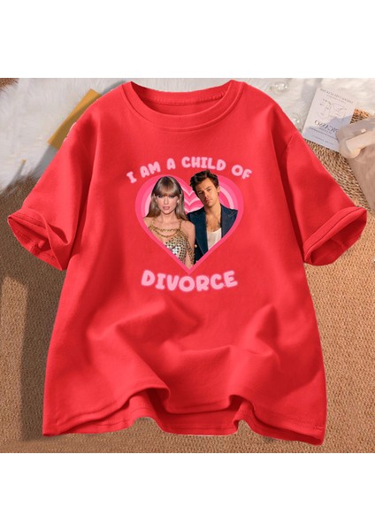 Im Bir Çocuk Boşanma Erkek T Shirt Erkekler Pamuk Baskılı Boy T-Shirt Unisex Moda Erkek Giyim