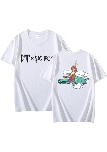 Ct Sad Boyz Junior H Ejderha Grafik T Shirt Meksika Baskılı Tişört Erkekler Kadınlar Pamuk Na