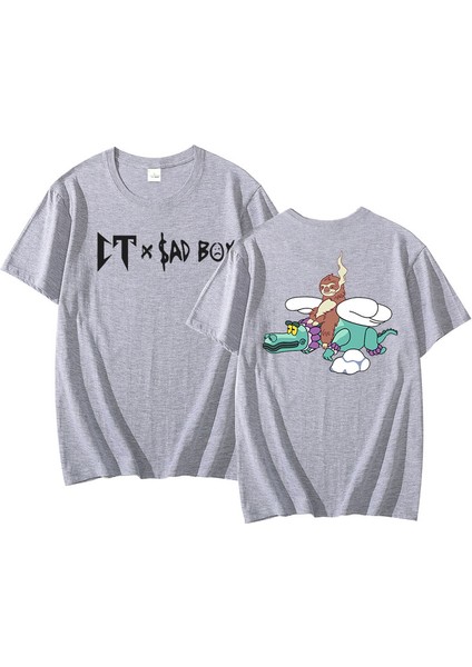 Ct Sad Boyz Junior H Ejderha Grafik T Shirt Meksika Baskılı Tişört Erkekler Kadınlar Pamuk Na