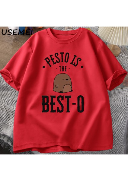 Petso En Iyi Tişörtleri Erkekler Rahat Pamuk Kısa Kollu Tee Unisex Baskı T-Shirt Sokak
