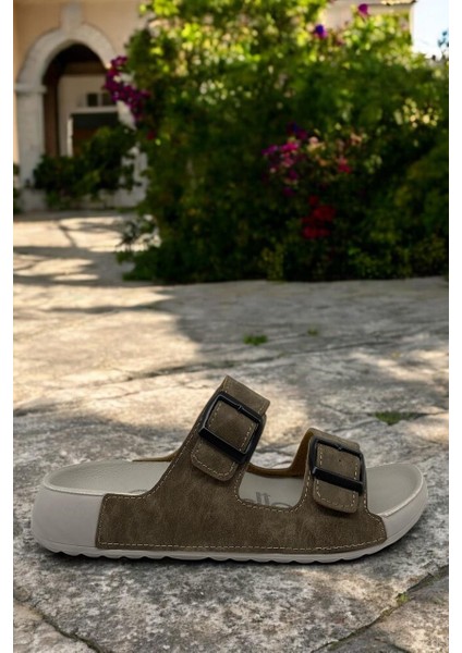 1416 Vizon Tam Günlük Erkek Terlik modelleri