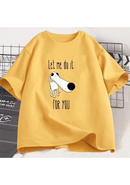 Senin Için Yapalım Uzun Burun Köpek Meme T-Shirt Pamuk Harajuku Köpek Sevgilisi Borzoi Köpek