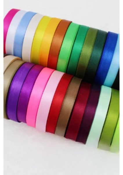 Saten Kurdele 6 mm Fuşya 5 Metre