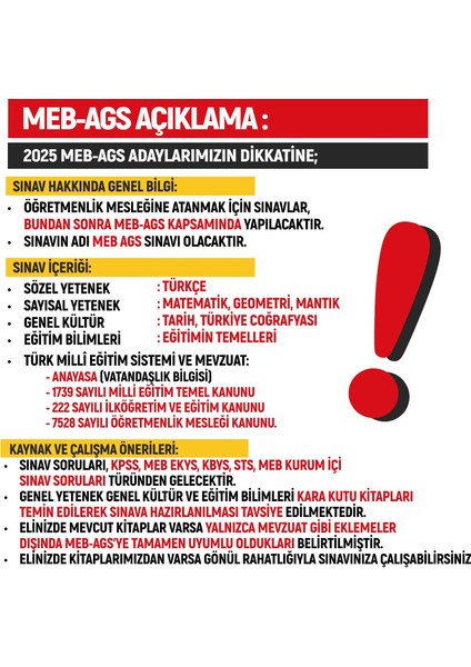 2025 MEB-AGS Eğitim Bilimlerinin Kara Kutusu 6lı MODÜL Soru Bankası Altın Paket Konu Özetli Çözümlü