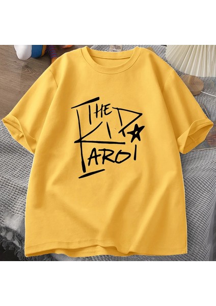 Çocuk Laroi Pamuk T-Shirt Erkek Üstleri Yaz Kısa Kollu Tee Erkekler Giyim Tees Baskı O-Boyun