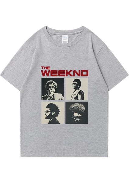 Saat Sonra Hafta Içi Albüm Grafik T Shirt Erkek Kadın Vintage Hip Hop Streetwear Boy Kısa Kol