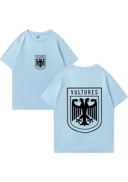 Akbabalar Kanye'nin Batı Albümü Baskı T Shirt Erkek Kadın Vintage Hip Hop Streetwear Boy Kısa