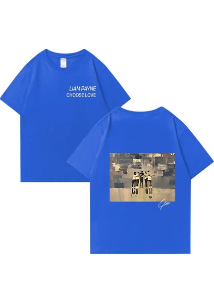 Liam Payne Choose Love Graphic T Shirt Men's Retro High Quality Fashion T-Shirts Y2K O