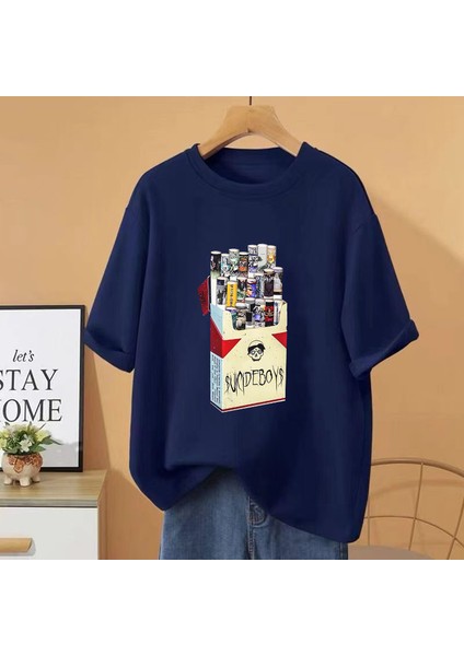 Sıcak Satış Suicideboys Sigara Albümü Grafik T Shirt Erkek Kadın Vintage Hip Hop Streetwear G