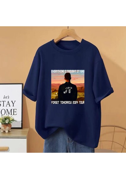 Şarkıcı Justin Timberlake Her Şey Grafik T Erkek Kadın Yüksek Kaliteli Kısa Kollu Casu