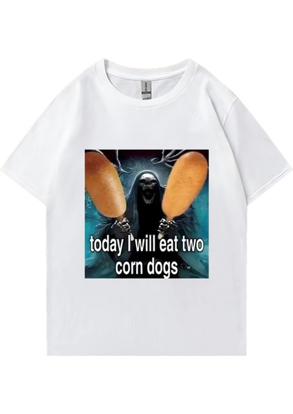 Retro Iskelet Meme Grafik T-Shirt Erkek Kadın Vintage Artı Boyutu Üstleri Saf Pamuk Kısa Koll