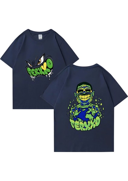 Feid Ferxxo Albümü Sıxdo T Erkek Kadın Sıcak Satış Rahat Tee Elbise Büyük Boy Kıs