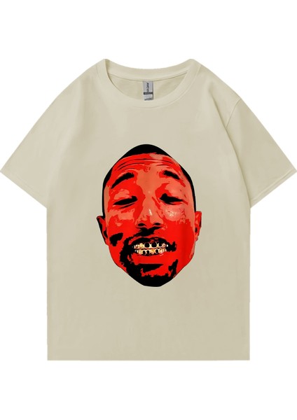 Sıcak Pharrell Williams Grafik T Erkek Kadın Retro Hip Hop Streetwear Büyük Boy %