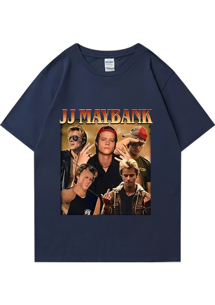 Serisi Outer Banks 3 Grafik T-Shirt Erkek Kadın Vintage Hip Hop Streetwear Jj Maybank Pamuk R