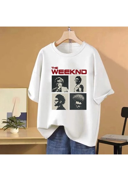 Saat Sonra Hafta Içi Albüm Grafik T Shirt Erkek Kadın Vintage Hip Hop Streetwear Boy Kısa Kol