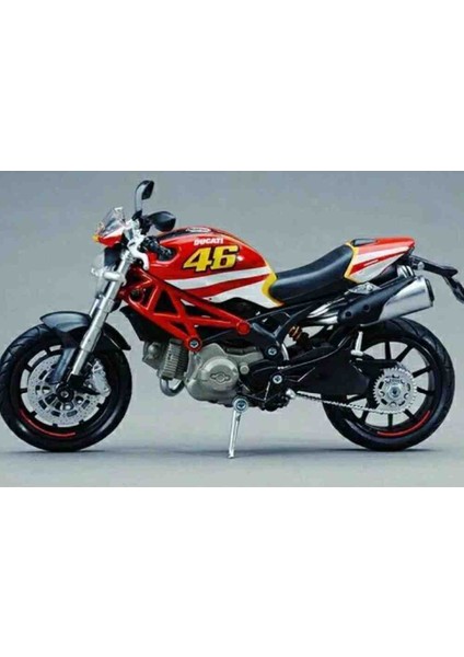 1:12 Ölçek Ducati Monster 796 Dtm 46/// Metal Motodiklet modelleri
