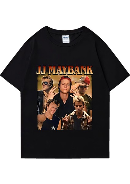 Serisi Outer Banks 3 Grafik T-Shirt Erkek Kadın Vintage Hip Hop Streetwear Jj Maybank Pamuk R