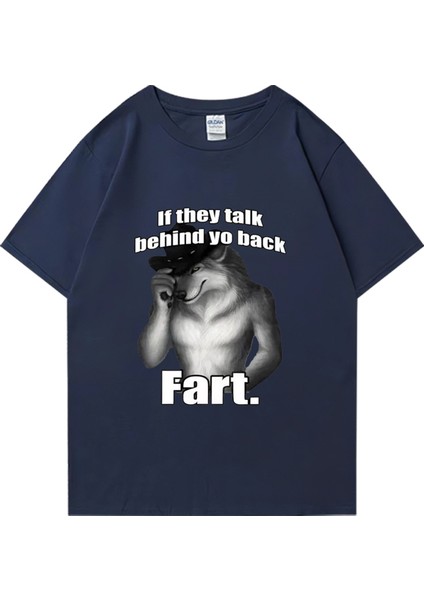 Osuruk Kurt Kelimenin Tam Anlamıyla Bana Grafik T-Shirt Erkek Kadın Komik Giyim Harajuku