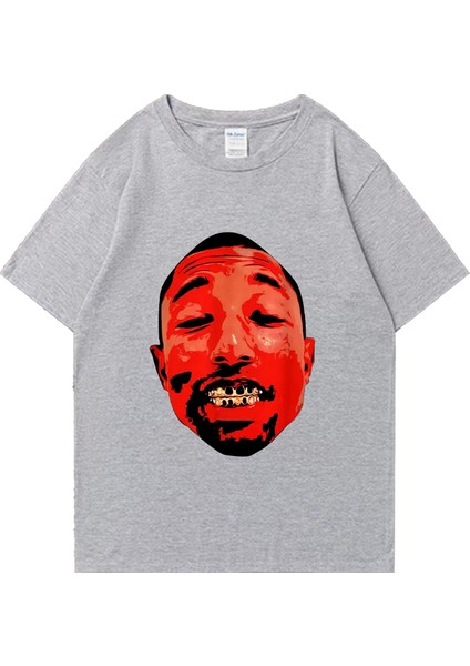 Sıcak Pharrell Williams Grafik T Erkek Kadın Retro Hip Hop Streetwear Büyük Boy %