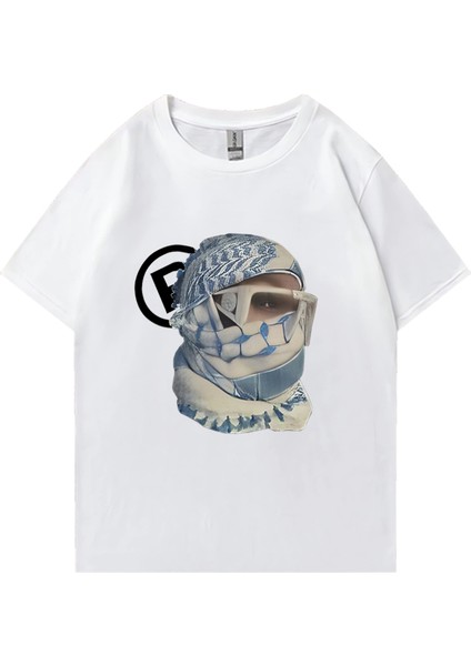En Punk Estetik Harajuku Grafik Baskı Y2K Pamuk T-Shirt Retro Hip Hop Tee Kaya Emo Gevşek Str