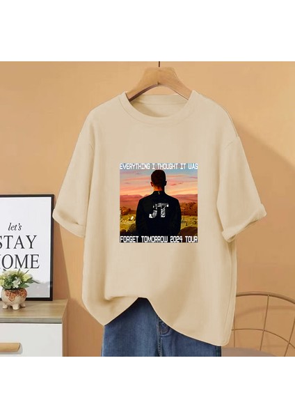 Şarkıcı Justin Timberlake Her Şey Grafik T Erkek Kadın Yüksek Kaliteli Kısa Kollu Casu