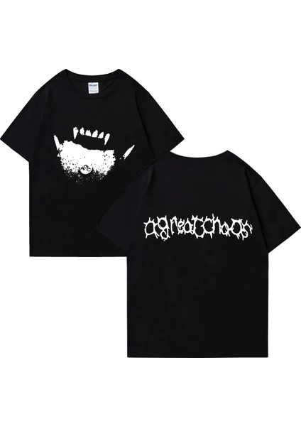 Ken Carson Agc Gerçek Nefret Genç x Vamp T Shirt Pamuk Grafik Sokak Hip Hop Büyük Bir